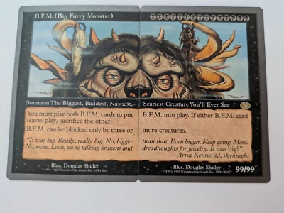 B.F.M. (BIG FURRY MONSTER) UNGLUED MTG NM Free shipping with tracking - Image 1 of 2