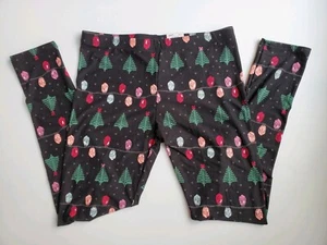 New Girl's SO Holiday Christmas Trees Lights Leggings Size 16 - Picture 1 of 7