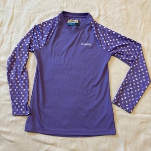 Magellan Outdoors T Shirt Youth Girls M Classic Fit Fish Gear Long Sleeve Lilac - Picture 1 of 9
