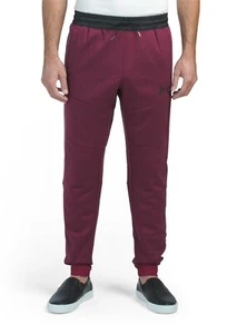 NUEVO CON ETIQUETAS $75 Pantalones para Correr Cónicos Under Armour para Hombre Pantalones Pequeños Burgandy Activos - Imagen 1 de 5