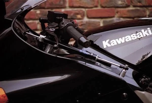Amortiguador de dirección estabilizador Kawasaki ZZR 1100 Ninja ZX11 1993-2001 Toby Bélgica Foto 1 de 1