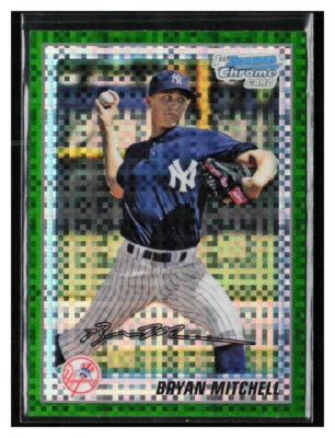 2010 Bowman Chrome Pros Green X-Fractor #BCP118 Bryan Mitchell - Image 1 of 2