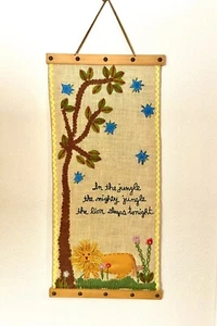 Baby Nursery Kids Room Lion Jungle Theme Wall Hanger Decor - Picture 1 of 8