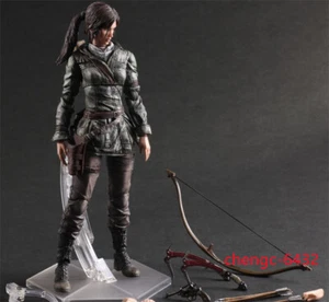 IN US Play Arts Rise of The Tomb Raider Lara Croft 26 cm Actionfigur Modell Spielzeug - Bild 1 von 10