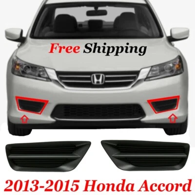 For 2013 2014 2015 HONDA ACCORD Left & Right Side Fog Light Cover Set of  2pcs - Image 1 of 4