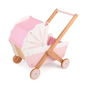 Cochecito de madera Tidlo 3 en 1 para muñeca cuna cama cochecito simular juego de rol - Imagen 1 de 2