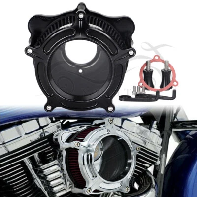 Filtro filtro de aire transparente para Harley Touring 08-16 Street Road Glide FLTRX FLTRU Foto 1 de 4