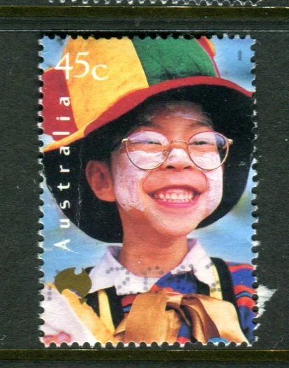 2000 Faces of Australia -  Used 45c Stamp #N - image 1 of 1