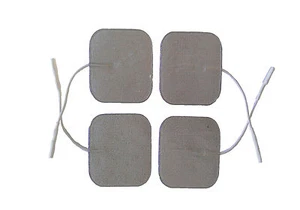 Silver Tens Pads Premium Quality Set of 4 Electrodes 5 x 5cm - Picture 1 of 10