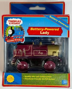 2004 Thomas & Friends Battery Powered Lady Wooden Railway Open Box Working - Imagen 1 de 8