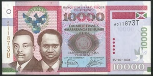 Burundi, Bank der Republik, 10.000 Franken, 25-10-2004, UNC - Bild 1 von 2