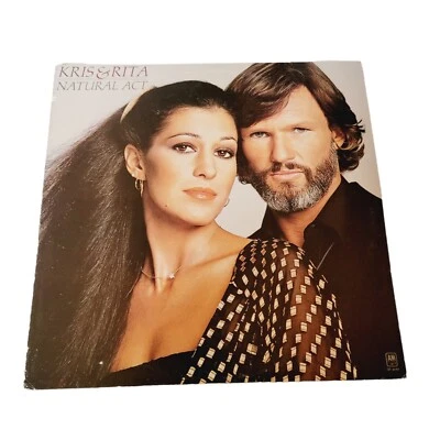 Kris Kristofferson & Rita Coolidge – Natural Act 12" Vinyl Record A&M SP-4690 Foto 1 de 4