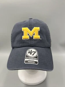 47 Brand Franchise University Of Michigan Wolverines Fitted Hat, NCAA Cap Sz Med - Picture 1 of 9