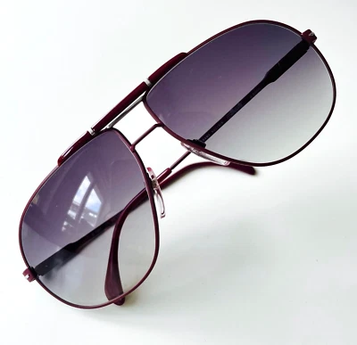 vintage SILHOUETTE M7081 grey-brown sunglasses 1980s Austria 61/13 MEDIUM-LARGE - Bild 1 von 4