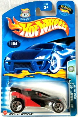 Hot Wheels Shock Factor - 2003 - Alt Terrain Series - No. 154 - Model No. 57138 - Image 1 of 4