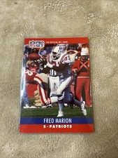1990 NFL Pro Set FRED MARION-S-31 card# 204 PATRIOTS