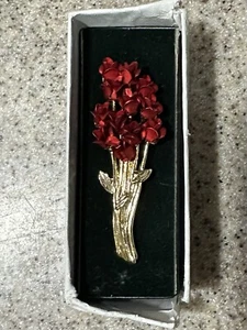 Vintage Avon David Mons 1997 Rosen Brosche gemarkt DM97 in Top Zustand - Bild 1 von 8