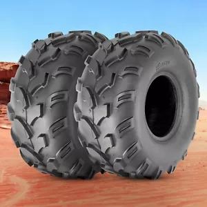 Set 2 18x9.5-8 ATV Tires 18x9.5x8 18x9.5 8 Heavy Duty 4Ply All Terrain Tubeless - Picture 1 of 8