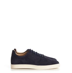 Brunello Cucinelli Mens Sneakers In Dark Blue - Picture 1 of 9