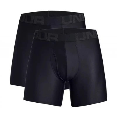 Caleçon Under Armour tech Boxerjock 6" Noir pour homme - Photo 1/3