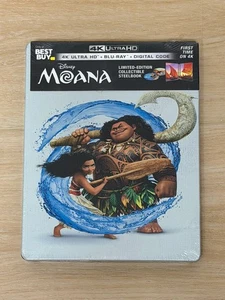 Moana 4K Steelbook (New Sealed SOLD OUT Disney Pixar Cartoon) - Bild 1 von 9