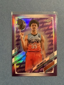 2021-22 Topps Chrome Overtime Elite #28 Lewis Duarte Purple #d 213/299 Rookie RC - Picture 1 of 2