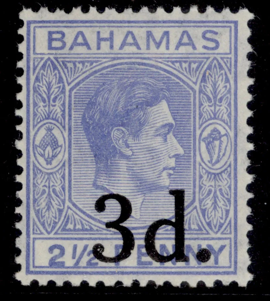 BAHAMAS GVI SG161, 3d on 2½d blue, NH MINT. - Image 1 of 1