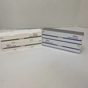 Lionel Menge 4 48' Container CN Intermodal Siehe Beschreibung EUC CNH - Bild 1 von 6