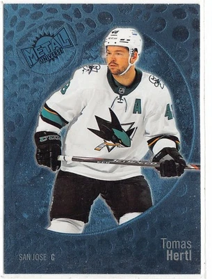 2022-23 Metal Universe Blue Spectrum FX #84 Tomas Hertl - Image 1 of 2