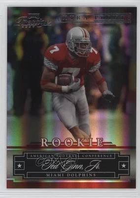2007 Playoff Prestige Rookie Xtra Points Red /100 Ted Ginn Jr #164 Rookie RC - Image 1 of 2