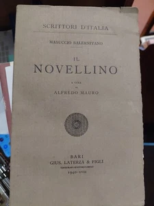 Masuccio Salernitano. Il Novellino. Bari. Laterza. 1940 INTONSO! - Picture 1 of 6