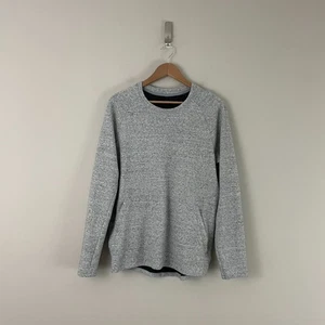 Lululemon At Ease Crew Sweatshirt Heathered Melody Light Grey Mens Size Medium - Picture 1 of 6