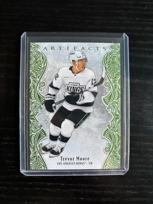 2025-26 Trevor Moore Artifacts Lime Green /125 #21 Los Angeles Kings - Image 1 of 2
