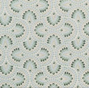 Sunbrella Plume 146274-0002 Woven Solution Dyed Acrylic Outdoor Fabric in Spring - Picture 1 of 3