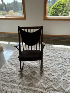 Bramin Møbler Frank Reenskaug Mid-Century Danish Rocking Chair Teak - Picture 1 of 5