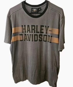 Harley Davidson Men's Brown   Colored T-SHIRT - Large - Picture 1 of 5