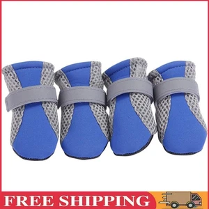 Zapatos para Perro Mascota Pata Protector Bota Cachorro Tenis Antideslizantes (Azul Oscuro S) - Imagen 1 de 10