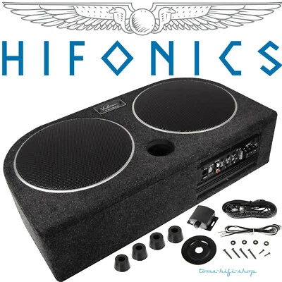 HIFONICS Subwoofer Reserveradmulde aktiv 400 Watt Aktivsubwoofer VRX82A 2x20cm - Bild 1 von 4