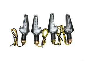 Indicators LED Sequential Flow Wave Full Set 4 For KTM 660 Rallye 2000 - 2002 - Picture 1 of 7