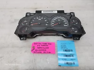 07.5-10 Chevrolet GMC SIERRA DIESEL SPEEDOMETER DASH GAUGE CLUSTER METRIC KM/H - Picture 1 of 12