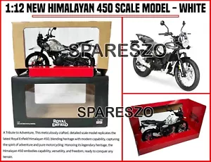 "1.12 NEW HIMALAYAN 450 SCALE MODEL - WHITE" - Picture 1 of 18