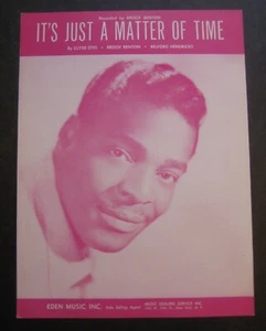 It's Just A Matter Of Time by Brook Benton sheet music - Picture 1 of 3