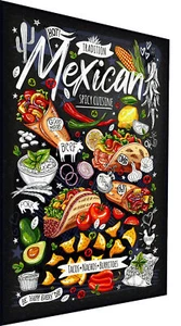 Leinwand Gastro Mexican Speisekarte Bilder Wandbilder - Hochwertiger Kunstdruck - Bild 1 von 10
