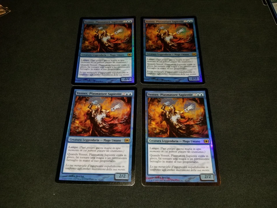 MTG 1x Future Sight blue rare LP Italian FOIL Venser, Shaper Savant - Image 1 of 2