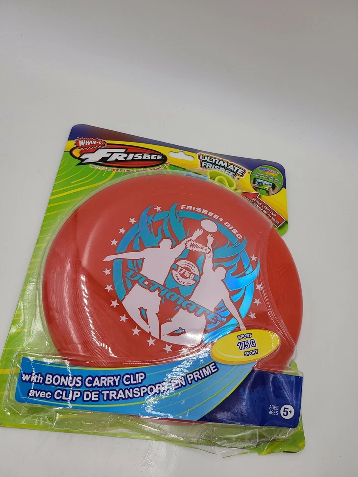 Disco deportivo Wham-O Ultimate Frisbee 175 g con clip adicional juguete original volador rojo Foto 1 de 1