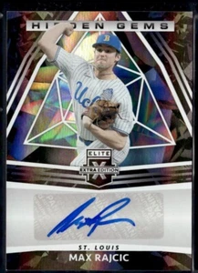 2022 PANINI ELITE EXTRA EDITION HIDDEN GEMS AUTOGRAPH #HG-MR MAX RAJCIC - Picture 1 of 2