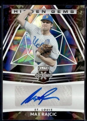 2022 PANINI ELITE EXTRA EDITION HIDDEN GEMS AUTOGRAPH #HG-MR MAX RAJCIC - Image 1 of 2