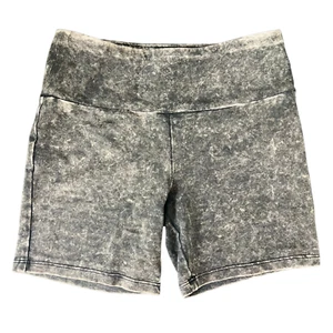 More Than Magic Girl's Gray Distressed Pull Up Stretch Gym Athletic Shorts SMALL - Picture 1 of 6