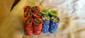 Pirate Poker Chips NEW Ceramics high end chips 250 COUNT - Picture 1 of 15