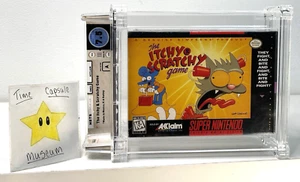 The Itchy & and Scratchy Game Simpsons New Super Nintendo SNES VGA WATA 7.5 A - Picture 1 of 9
